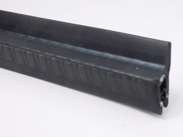 Kantenschutzprofil aus EPDM-Weichgummi, schwarz, Klemmbereich 1-3mm, 20x10,5
