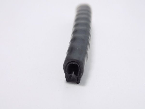 Kantenschutzprofil PVC 9x6mm, Klemmbereich 1-2mm
