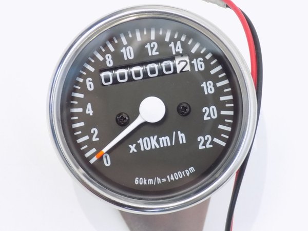 Tachometer Mini Chrom K Wert=1,4